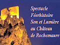 Spectacle son et lumière au château de Rochemaure