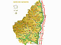 Carte de l'ardeche