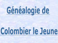G�n�alogie de Colombier-le-Jeune