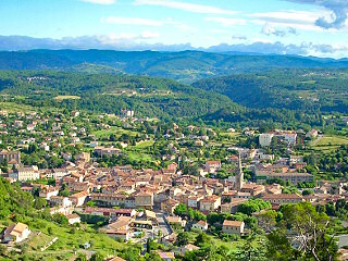 Ville des Vans en Ardèche